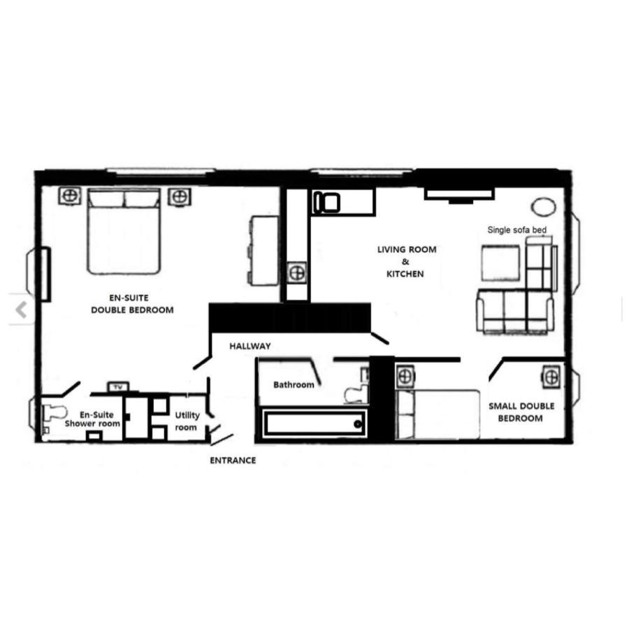 Glasgow City Centre Apartment 외부 사진